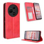 For TCL 60 NxtPaper Magnetic Buckle Retro Texture Leather Phone Case(Red)
