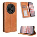 For TCL 60 NxtPaper Magnetic Buckle Retro Texture Leather Phone Case(Brown)