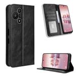 For TCL 60 SE NxtPaper 5G Magnetic Buckle Retro Texture Leather Phone Case(Black)