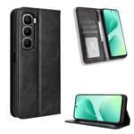 For Infinix Hot 60i 4G / Hot 60 5G Magnetic Buckle Retro Texture Leather Phone Case(Black)