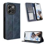 For Tecno Pova 6 Neo 5G / Spark 30 5G Magnetic Buckle Retro Texture Leather Phone Case(Blue)