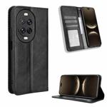 For Huawei nova 14 Pro 5G Magnetic Buckle Retro Texture Leather Phone Case(Black)