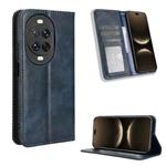 For Huawei nova 14 Pro 5G Magnetic Buckle Retro Texture Leather Phone Case(Blue)