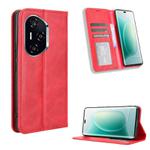 For Honor 300 Pro 5G / 300 Ultra 5G Magnetic Buckle Retro Texture Leather Phone Case(Red)