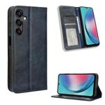 For Samsung Galaxy A25 5G Magnetic Buckle Retro Texture Leather Phone Case(Blue)