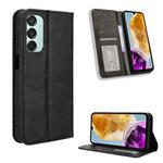 For Samsung Galaxy F15 / M15 5G Magnetic Buckle Retro Texture Leather Phone Case(Black)