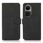 For OPPO Reno10 / Reno10 Pro Global KHAZNEH Matte Texture Leather Phone Case(Black)