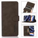 For OPPO A58 4G KHAZNEH Matte Texture Leather Phone Case(Brown)