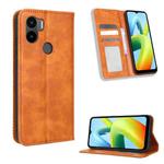 For Xiaomi Redmi A2+ / A1+ Magnetic Buckle Retro Texture Leather Phone Case(Brown)