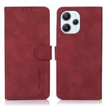 For Xiaomi Redmi 12 4G KHAZNEH Matte Texture Leather Phone Case(Red)