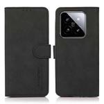 For Xiaomi 14 Pro KHAZNEH Matte Texture Leather Phone Case(Black)