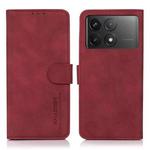 For Xiaomi Redmi K70 5G / K70 Pro 5G KHAZNEH Matte Texture Leather Phone Case(Red)