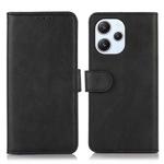 For Xiaomi Redmi 12 4G Cow Texture Leather Phone Case(Black)