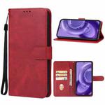 For Motorola Edge 40 Neo Leather Phone Case(Red)