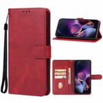 For Motorola Moto G Stylus 5G 2024 Leather Phone Case(Red)