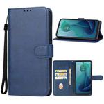 For Motorola Moto G 5G 2024 Leather Phone Case(Blue)