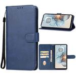 For Motorola Moto G24 Power Leather Phone Case(Blue)