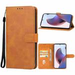 For Motorola Moto X50 Ultra Leather Phone Case(Brown)