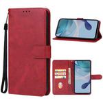 For Motorola Moto G53y Leather Phone Case(Red)