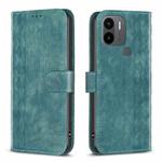 For Xiaomi Redmi A1 / A1+ Plaid Embossed Leather Phone Case(Green)