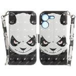 For Tecno Pova 5 3D Colored Horizontal Flip Leather Phone Case(Angry Bear)