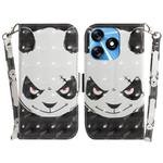 For Tecno Spark 10 / Spark 10C 3D Colored Horizontal Flip Leather Phone Case(Angry Bear)