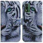 For Nokia XR21 Coloured Drawing Flip Leather Phone Case(Tiger)