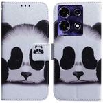 For Infinix Note 30 Coloured Drawing Flip Leather Phone Case(Panda)