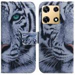 For Infinix Note 30 Pro Coloured Drawing Flip Leather Phone Case(Tiger)