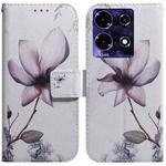 For Infinix Note 30i Coloured Drawing Flip Leather Phone Case(Magnolia)