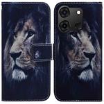 For Infinix Smart 7 India / 7 Plus Coloured Drawing Flip Leather Phone Case(Lion)