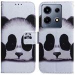 For Infinix Note 30 VIP Coloured Drawing Flip Leather Phone Case(Panda)