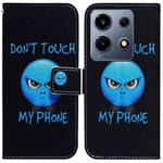 For Infinix Note 30 VIP Coloured Drawing Flip Leather Phone Case(Anger)