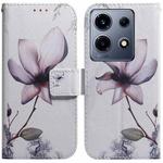 For Infinix Note 30 VIP Coloured Drawing Flip Leather Phone Case(Magnolia)