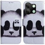 For Infinix Smart 7 HD Coloured Drawing Flip Leather Phone Case(Panda)