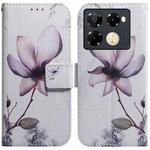 For Infinix Note 40 Pro 5G / 40 Pro 4G Coloured Drawing Flip Leather Phone Case(Magnolia)