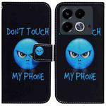 For Infinix Note 40 4G Coloured Drawing Flip Leather Phone Case(Anger)