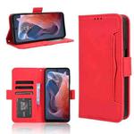 For Motorola Moto G Play 4G 2024 Skin Feel Calf Texture Card Slots Leather Phone Case(Red)