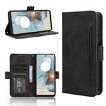 For Motorola Moto G45 5G / G34 5G Skin Feel Calf Texture Card Slots Leather Phone Case(Black)