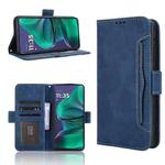 For Motorola Moto G Stylus 5G 2025 Skin Feel Calf Texture Card Slots Leather Phone Case(Blue)
