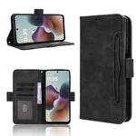 For Motorola Moto G56 / G66j / G66y 5G Skin Feel Calf Texture Card Slots Leather Phone Case(Black)