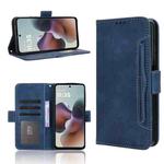 For Motorola Moto G56 / G66j / G66y 5G Skin Feel Calf Texture Card Slots Leather Phone Case(Blue)