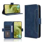 For Motorola Moto G86 Power 5G Skin Feel Calf Texture Card Slots Leather Phone Case(Blue)