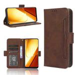 For Realme 11 5G Skin Feel Calf Texture Card Slots Leather Phone Case(Brown)