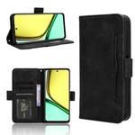 For Realme 12 Lite 4G Skin Feel Calf Texture Card Slots Leather Phone Case(Black)