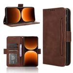 For Realme GT 7 Pro 5G Skin Feel Calf Texture Card Slots Leather Phone Case(Brown)