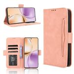 For Realme 14 Pro 5G Skin Feel Calf Texture Card Slots Leather Phone Case(Pink)