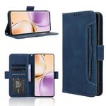 For Realme 14 Pro 5G Skin Feel Calf Texture Card Slots Leather Phone Case(Blue)