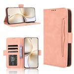 For Realme 14 Pro+ 5G Skin Feel Calf Texture Card Slots Leather Phone Case(Pink)