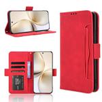 For Realme 14 Pro+ 5G Skin Feel Calf Texture Card Slots Leather Phone Case(Red)